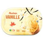 Морозиво Auchan Ванільне 500г