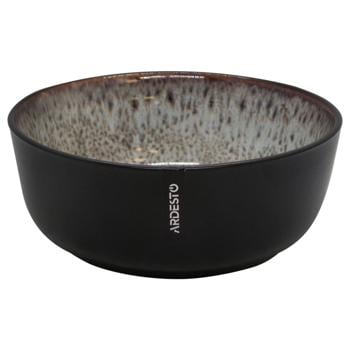 Ardesto Bolzano Black-Brown Salad Bowl 720ml 16cm