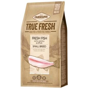 Корм сухий Carnilove True Fresh з рибою для дорослих собак малих порід 1,4кг - купити, ціни на MasterZoo - фото 1