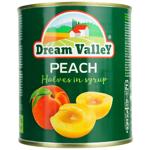 Персики dream valley половинками в сиропі 790 г