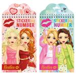 Besties Summer Sticker Book by Numbers