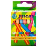 Colored Sticks Chalk 12pcs