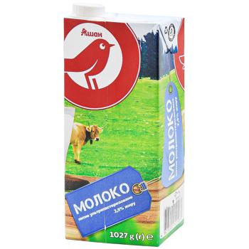 Auchan Ultrapasteurized Milk 2.5% 1027g