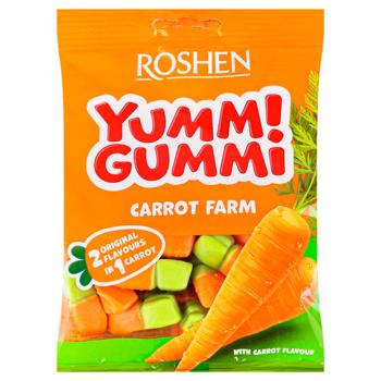 Roshen Yummi Gummi Carrot Farm Candies 70g - buy, prices for Torba - photo 1