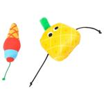 Іграшка для котів Pet Fun Ананас та морозиво 6х6,5 / 4х8,5 см