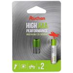 Auchan Premium Batteries 1000 AAA 2pcs
