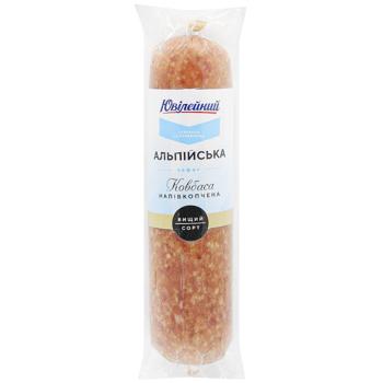 Yuvileynyy Alpine Semi-smoked Sausage High Grade 330g - buy, prices for Ideal - photo 1