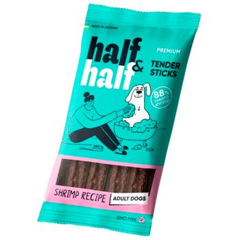 Ласощі для собак Half&Half Meaty Stick палички з креветкою 100г - купити, ціни на MasterZoo - фото 1