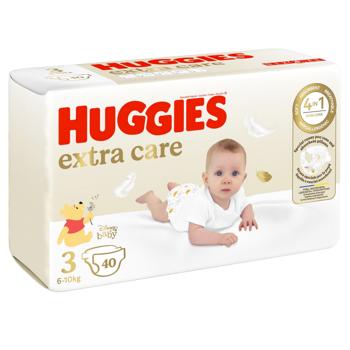 Huggies Extra Care Diapers 3 6-10kg 40pcs - buy, prices for - photo 2