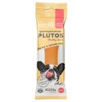 Ласощі для собак кісточка сирна Plutos, розмір M - лосось