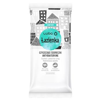 Вол.серветки для миття ванної кімнати  32шт.Luba Comfort - купити, ціни на Grono - фото 1