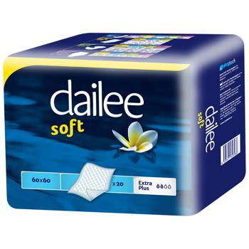 Пеленки Dailee Soft Extra Plus 20шт 60*60см - купить, цены на Идеал - фото 1