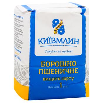 Kyivmlin Premium Wheat Flour 1kg - buy, prices for MegaMarket - photo 3