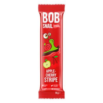 Bob Snail Apple-Cherry Stripe Candies 14g - buy, prices for Ideal - photo 1