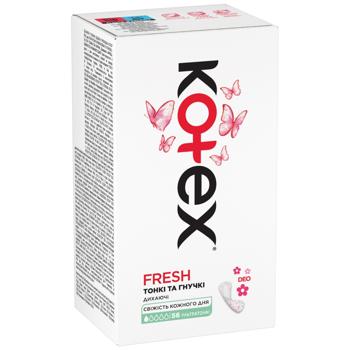 Прокладки ежедневные Kotex Deo Ultraslim 56шт - купить, цены на КОСМОС - фото 5