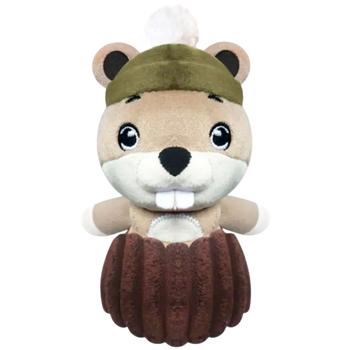 Milk & Pepper Robin Squirrel Squeaky Toy for Dogs 17cm