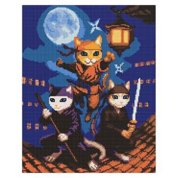 Набір для малювання Картина за номерами Ніндзя-коти - купить, цены на Grono - фото 1