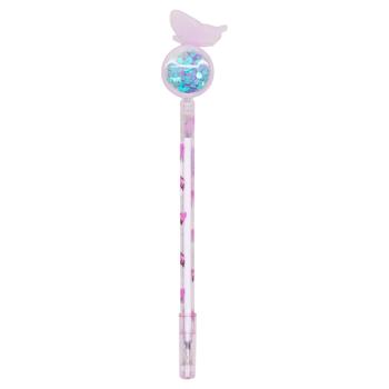 Loose Glitter Butterfly Ball Pen - buy, prices for MegaMarket - photo 5