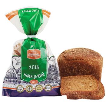Хлеб Румянец Немецкий нарезанный 400г - купить, цены на Auchan - фото 1