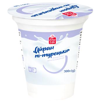 Айран Fine Life по-турецьки безлактозний 300г - купити, ціни на METRO - фото 1