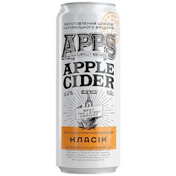 Apps Apple Classic Cider 5.5% 0.5l - buy, prices for MegaMarket - photo 1