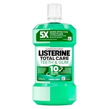 Ополіскувач для ротової порожнини Listerine Захист зубів та ясен 500мл - купити, ціни на NOVUS - фото 1