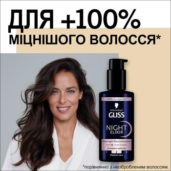 Gliss Night Elixir Reconstruction Night Elixir 100ml - buy, prices for - photo 4