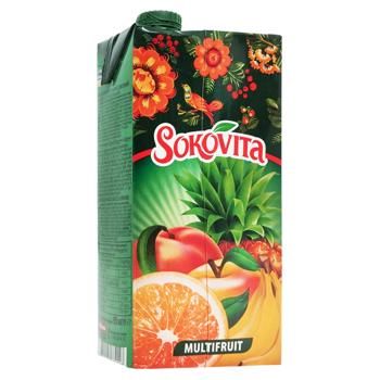 Multifruit juicy drink Sokovita 950ml - buy, prices for Torba - photo 2