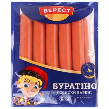 Сосиски Верест Буратино из мяса птицы первый сорт - купить, цены на Эпицентр FOOD - фото 1