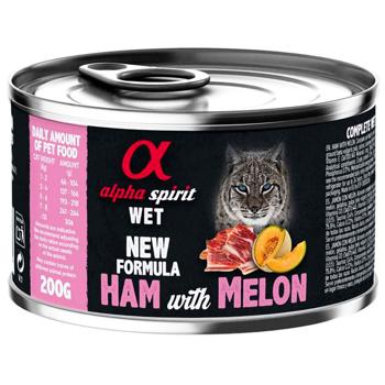 Вологий корм для котів Alpha Spirit Adult 200 г - свинина та диня - купити, ціни на MasterZoo - фото 1