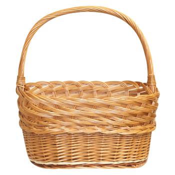 Zirka Wattled Basket Square 35x25x10cm - buy, prices for - photo 1
