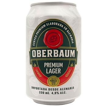Пиво Oberbaum Lager 4,9% 0,33л - купить, цены на КОСМОС - фото 1