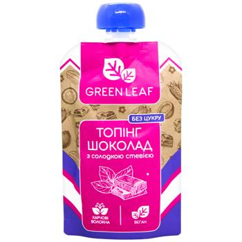 Топінг Green Leaf шоколадний з солодкою стевією 90г