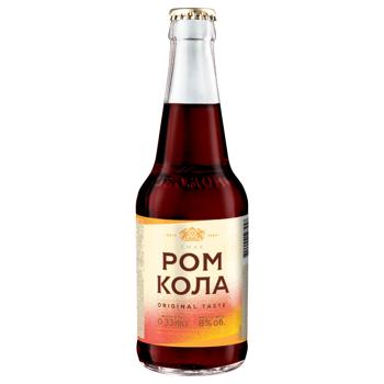 Obolon Rum Сola Low-Alcohol Strongly Carbonated 8% 0.33l - buy, prices for - photo 1