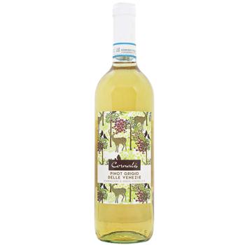 Вино Cornale Pinot Grigio Delle Venezie біле сухе 11,5% 0,75л - купити, ціни на AlcoHub - фото 1