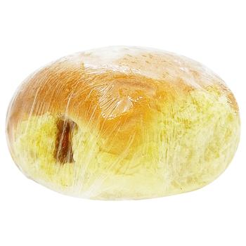 Пампушка здобна з персиковою начинкою 50г - купити, ціни на Таврія В - фото 1