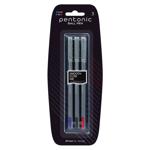 Linc Pentonic Ballpoint Pen Set 1mm 3 Colours