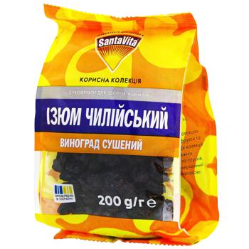 Родзинки Santa Vita чилійський 200г - купити, ціни на КОСМОС - фото 1
