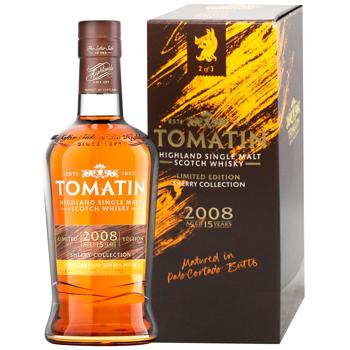 Віскі Tomatin Distillery Tomatin 15YO Sherry Collection Palo Cortado Edition (gift box) 0.7 л