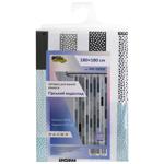 Werk Mountain Waterfall Bathroom Curtain with Rings 180x180cm