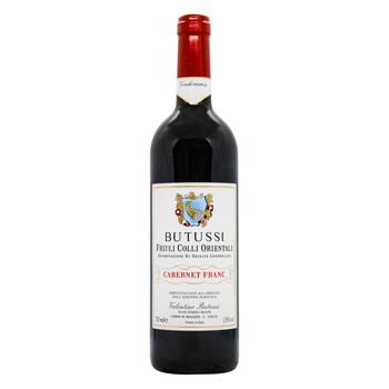 Вино Valentino Butussi Cabernet Franc красное сухое 13% 0,75л