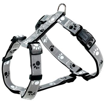 Trixie Silver Reflect Nylon Harness for Dogs S-M 40-65cm/20mm Gray - buy, prices for MasterZoo - photo 1