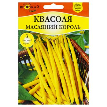 Семена Багатий Врожай Фасоль спаржевая кустовая Масляный король 15г - купить, цены на КОСМОС - фото 1
