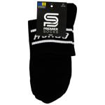Premier Socks Men's Quarter Crew Socks s.25, 27, 29 Black