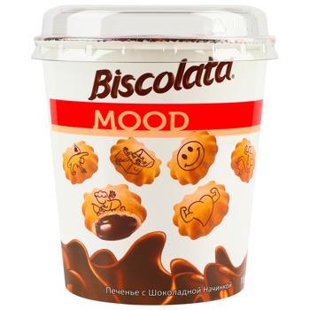 Печенье Biscolata Mood с шоколадно-кремовой начинкой 115г - купить, цены на Эпицентр FOOD - фото 2