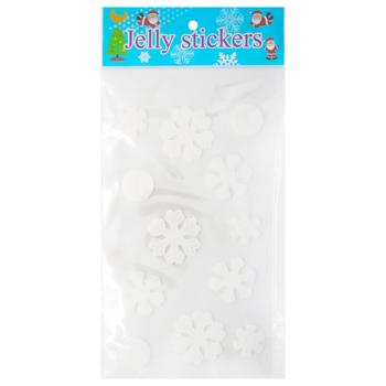 Наліпки новорічні силіконові 15х20см WGS-5144 - купити, ціни на КОСМОС - фото 4