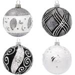 Christmas Tree Ball with Decoration 8cm in assortment