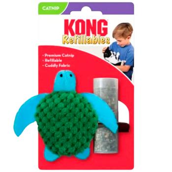 Kong Refillables Turtle Cat Toy with Catnip 10.2x8.9cm - buy, prices for MasterZoo - photo 1