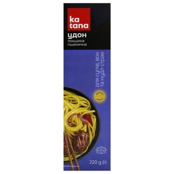 Katana Udon Wheat Noodles Pasta 220g - buy, prices for COSMOS - photo 1