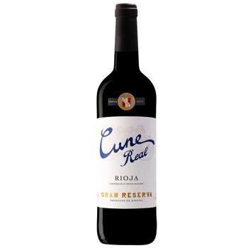 Вино Cune Real Gran Reserva Rioja Doc красное сухое 14% 0,75л - купить, цены на METRO - фото 1